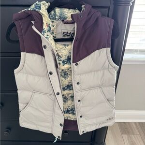 Stio Women's Gray and Eggplant purple Jacket